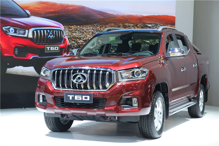 未来已在,凯发k8一触即发集团首款皮卡产品T60亮相广州车展,“国际范儿”引无数回眸